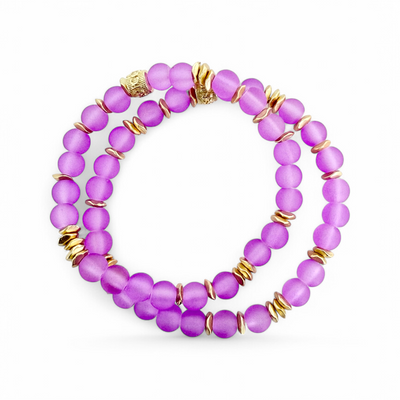 Beatrix - Soft Violet with Gold