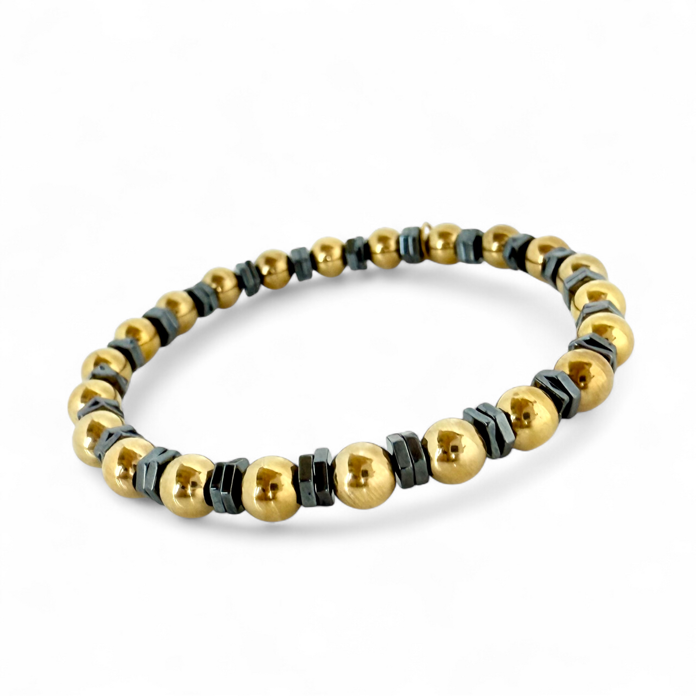 Flike - Gold and Hematite
