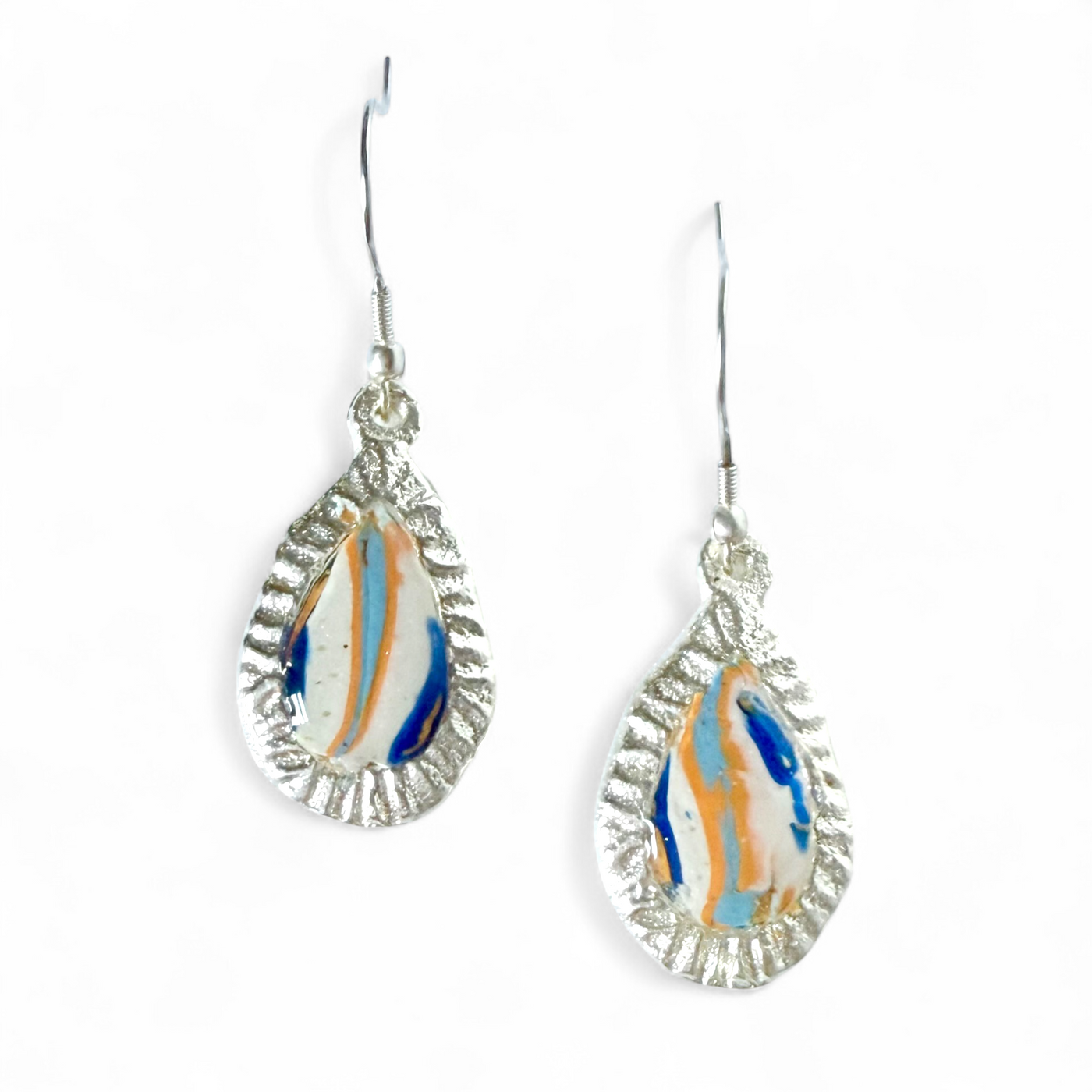 Frances Earrings - Summer Sunset - Silver