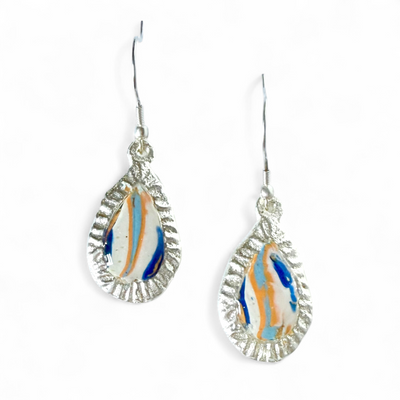 Frances Earrings - Summer Sunset - Silver