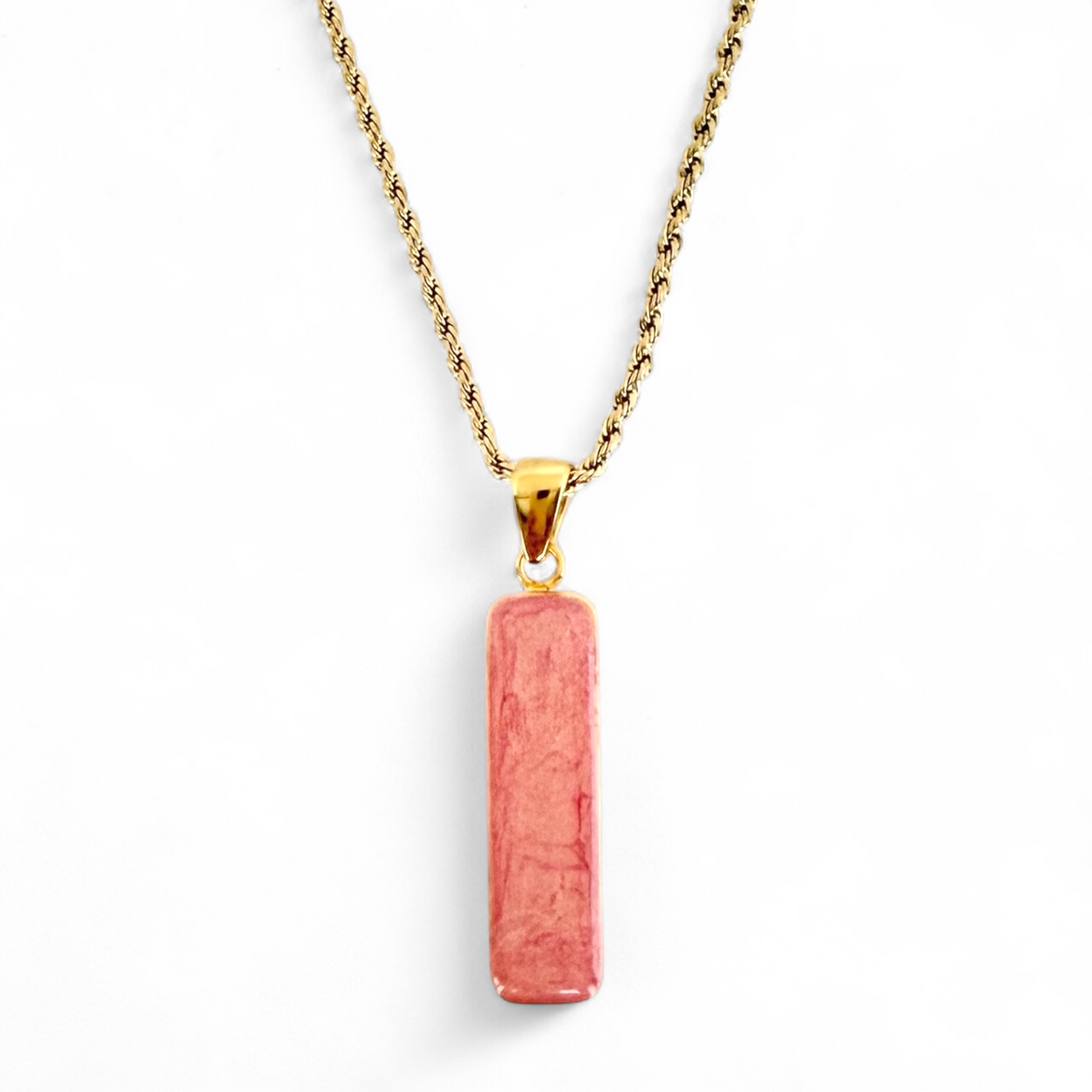 Vertical Necklace Gold - Papaya