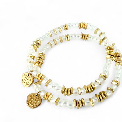 Mary Kate - Soft White - Gold