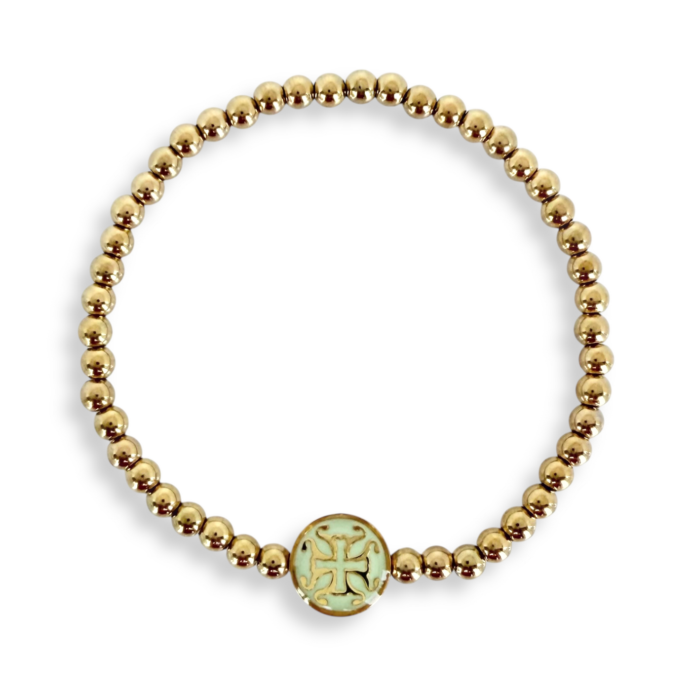 Hadlee Sea Foam 4mm - Gold