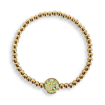 Hadlee Sea Foam 4mm - Gold