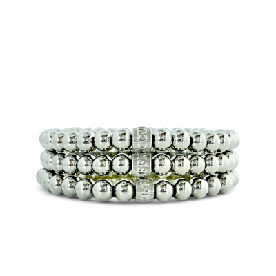 Chloe Ann 6mm Trio - Silver