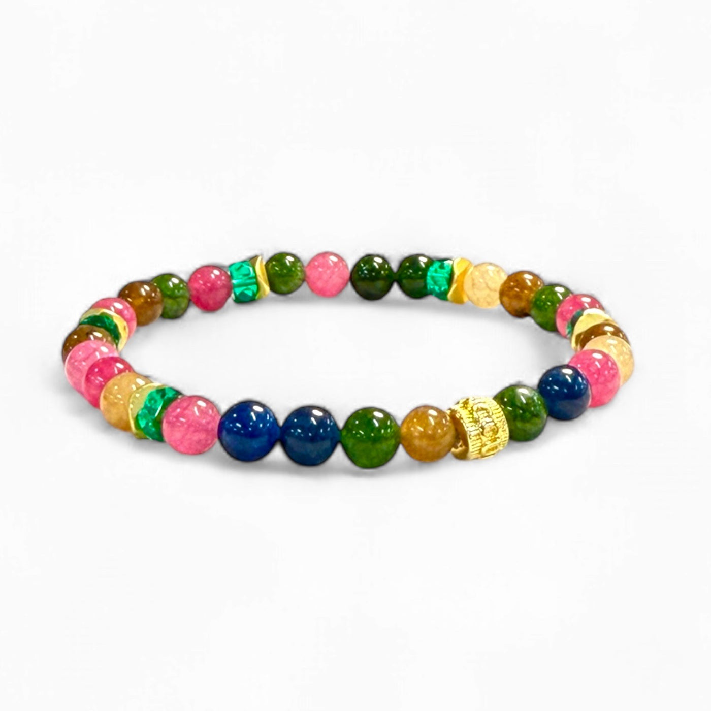 Bennett - Multi Green, Navy, Olive, Natural, Pink