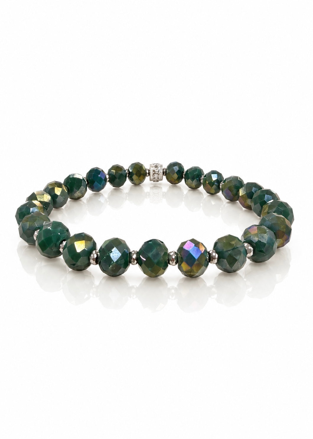 The Owen Grande - Forest Green (Silver)