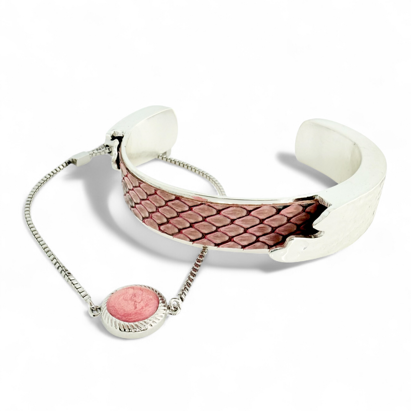 Olivia Marie Slider - Pearlized Pink - Silver