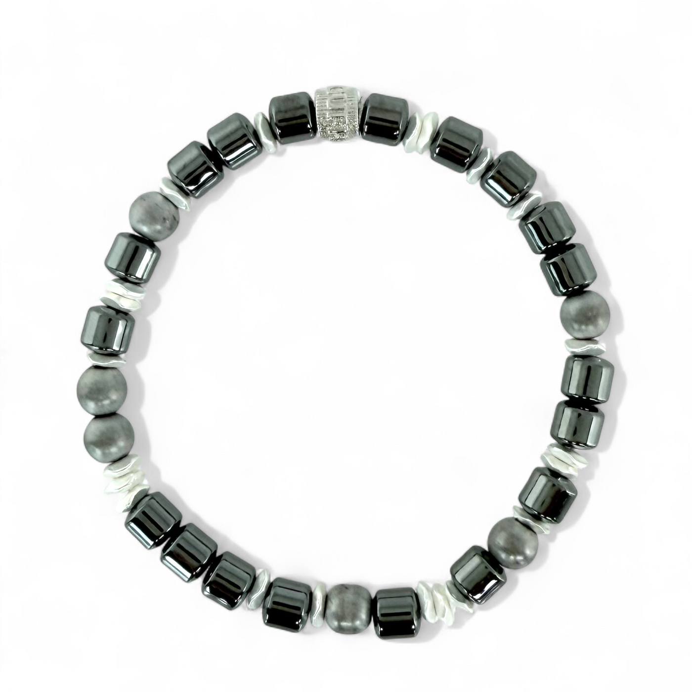 Pewter Meets Hematite - Silver