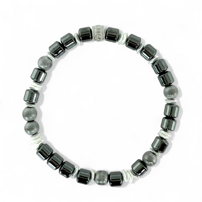 Pewter Meets Hematite - Silver