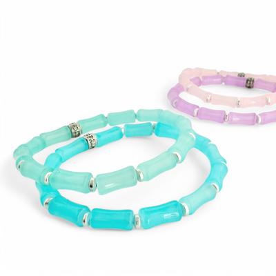Millie - Light Turquoise with Silver