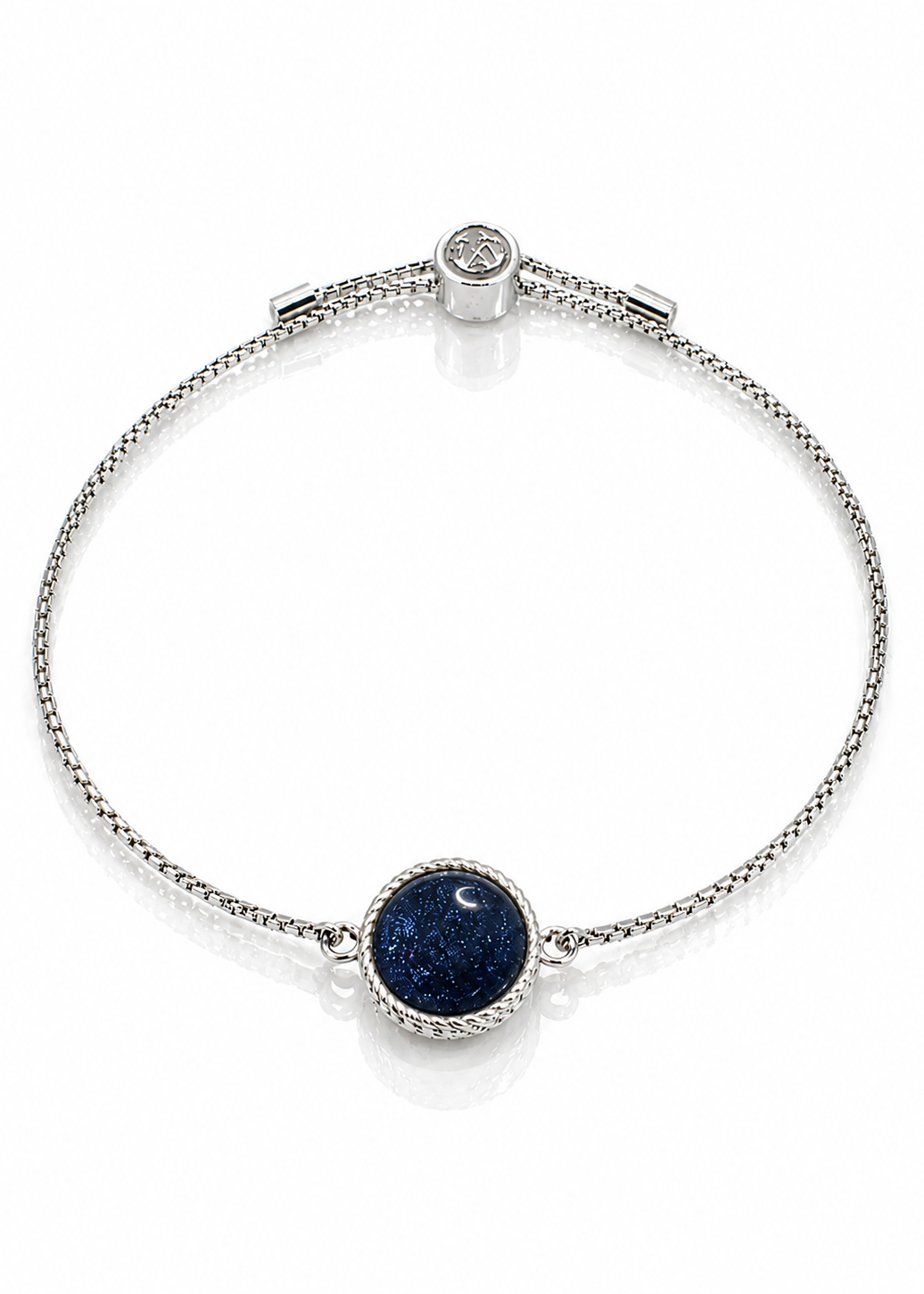 The Americana Edit - Silver Slider - Navy