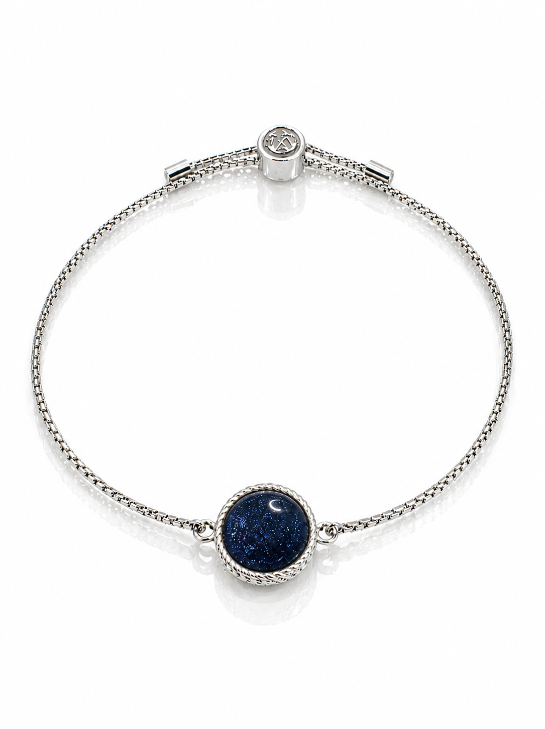 The Americana Edit - Silver Slider - Navy
