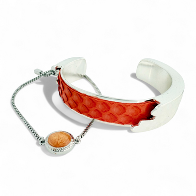 Olivia Marie - Pearlized Apricot/.5 Dallas Duo - Silver