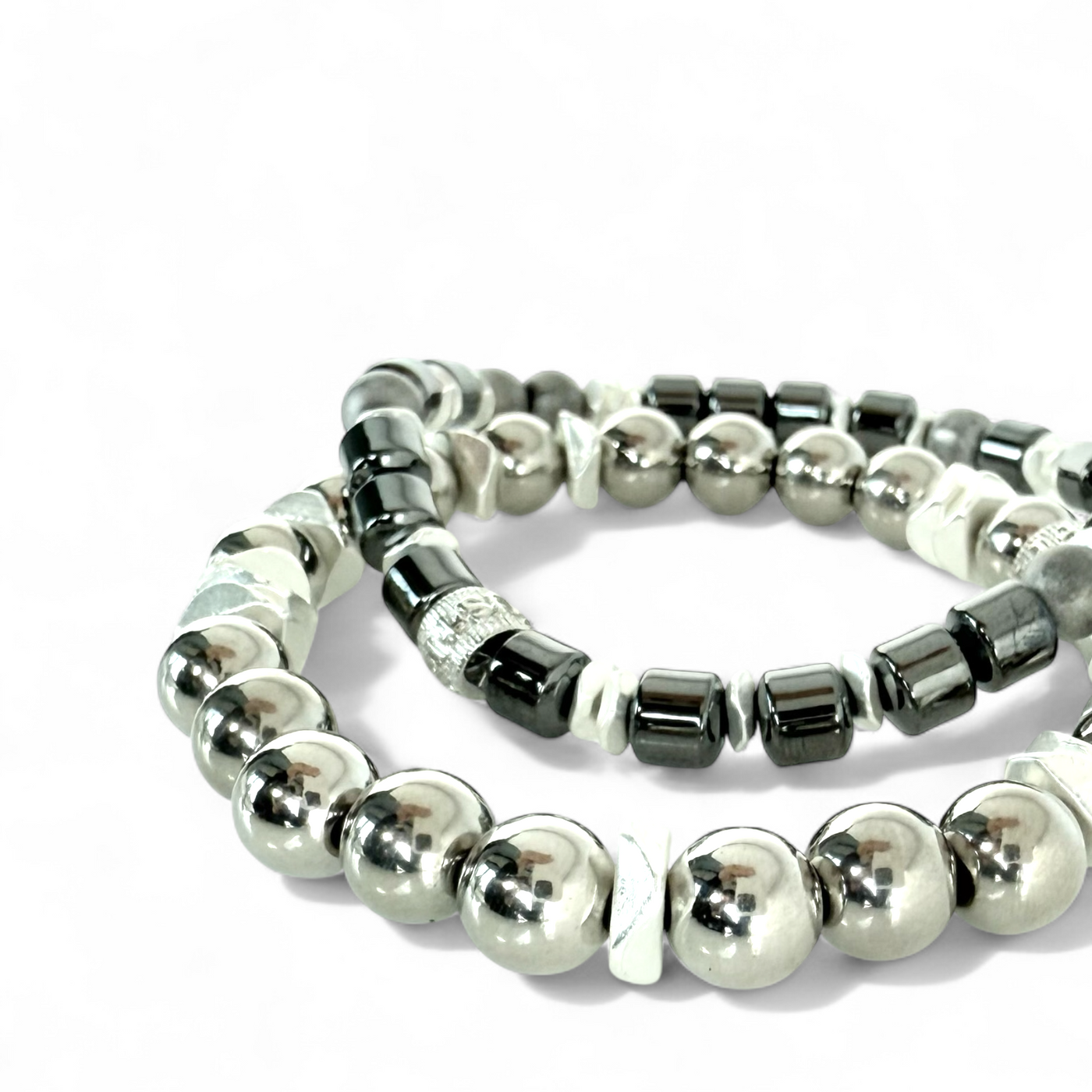 Pewter Meets Hematite - Silver
