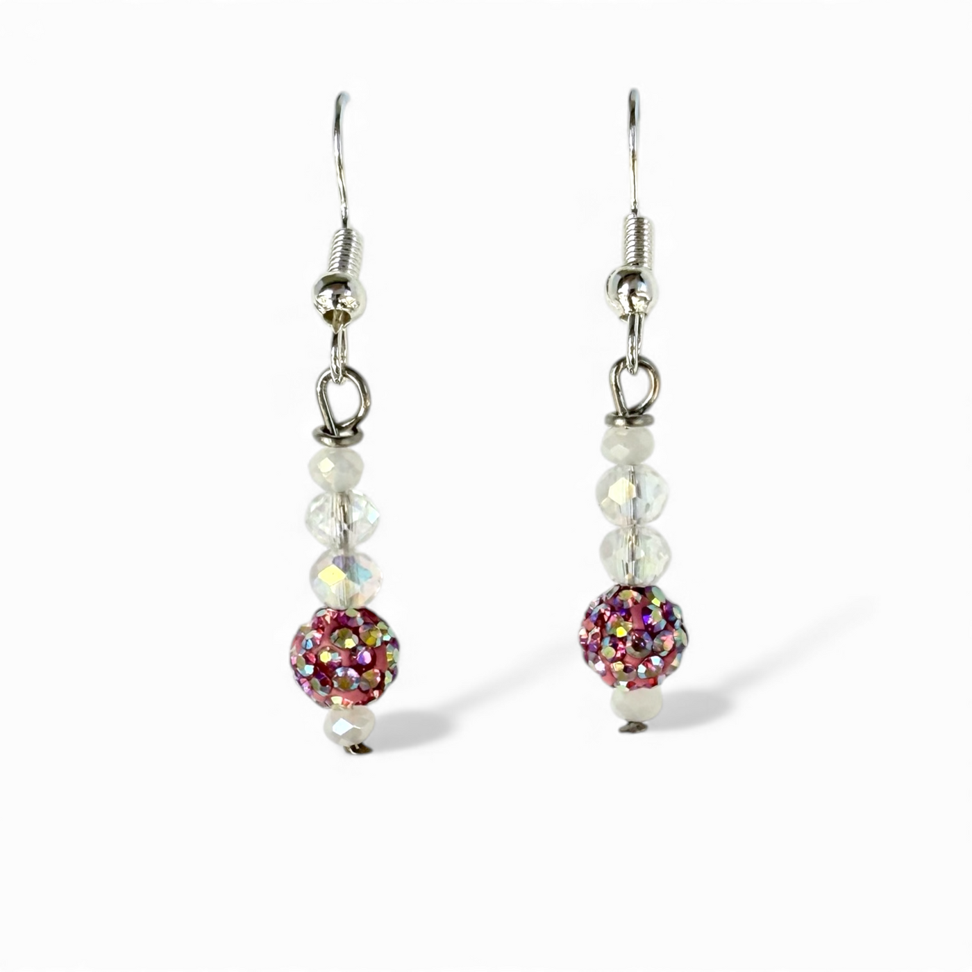 Shimmer Pink Earrings