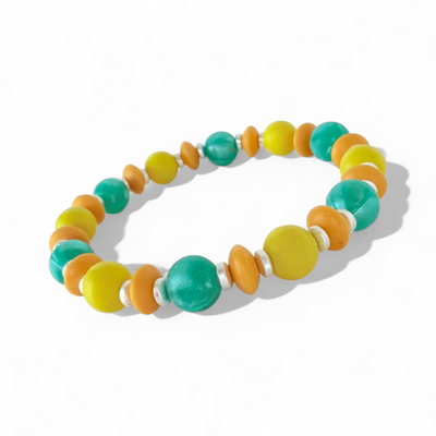 Mrs. Brady - Yellow - Orange - Turquoise