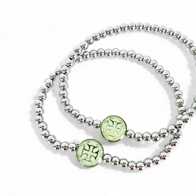 Hadlee Sea Foam 4mm - Silver