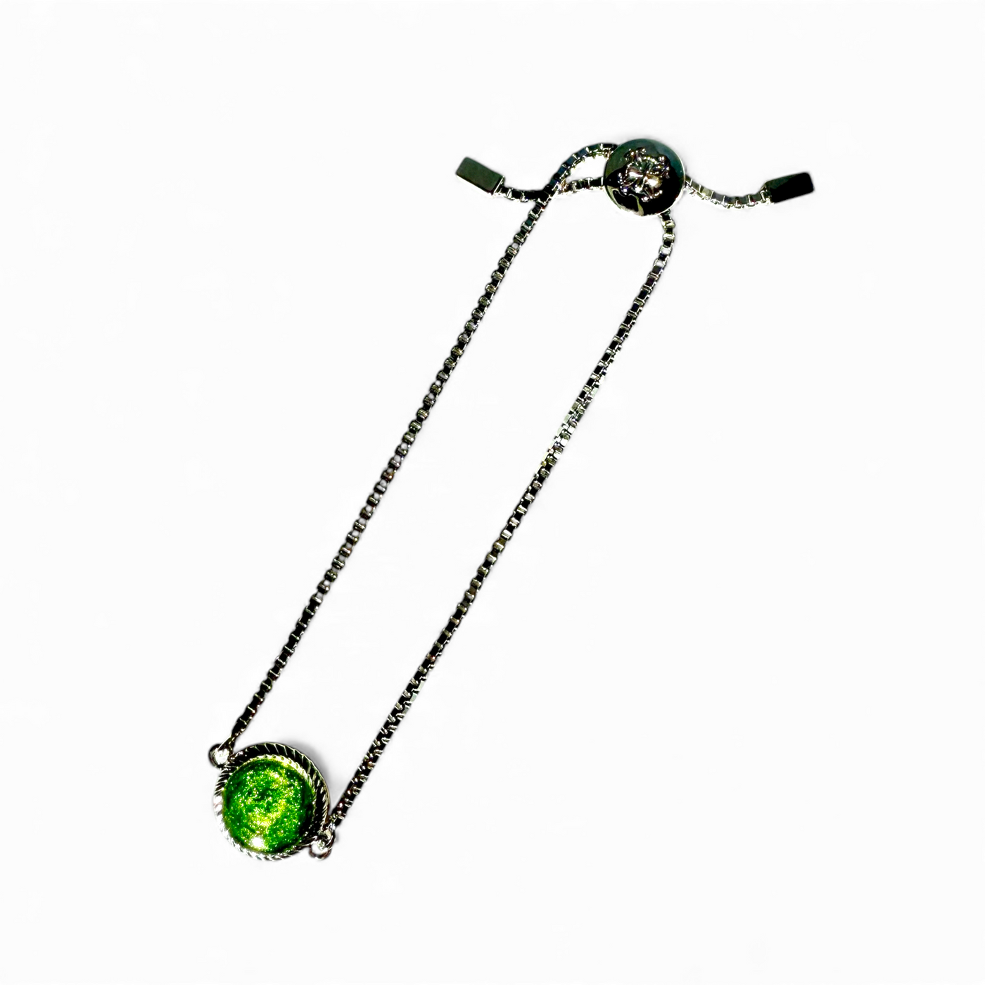 Olivia Marie Slider - Enchanted Green - Silver