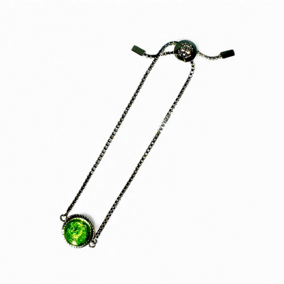 Olivia Marie Slider - Enchanted Green - Silver