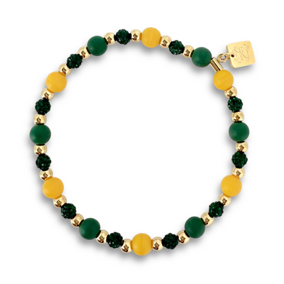 Kaleidoscope Mini Green, Green, Yellow with Gold