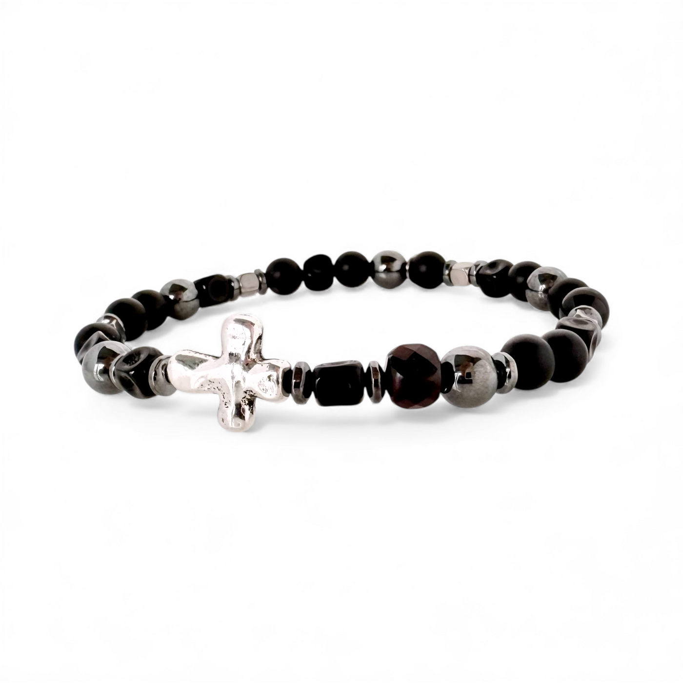 Cross Lourdes - Onyx