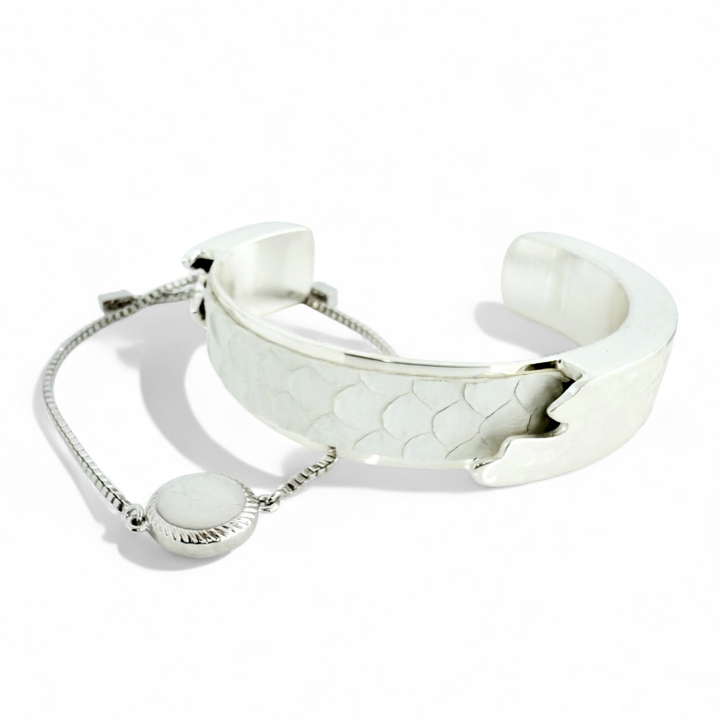 .5 Dallas White Python - Silver