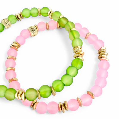 Beatrix - Pink Rose Petal with Gold