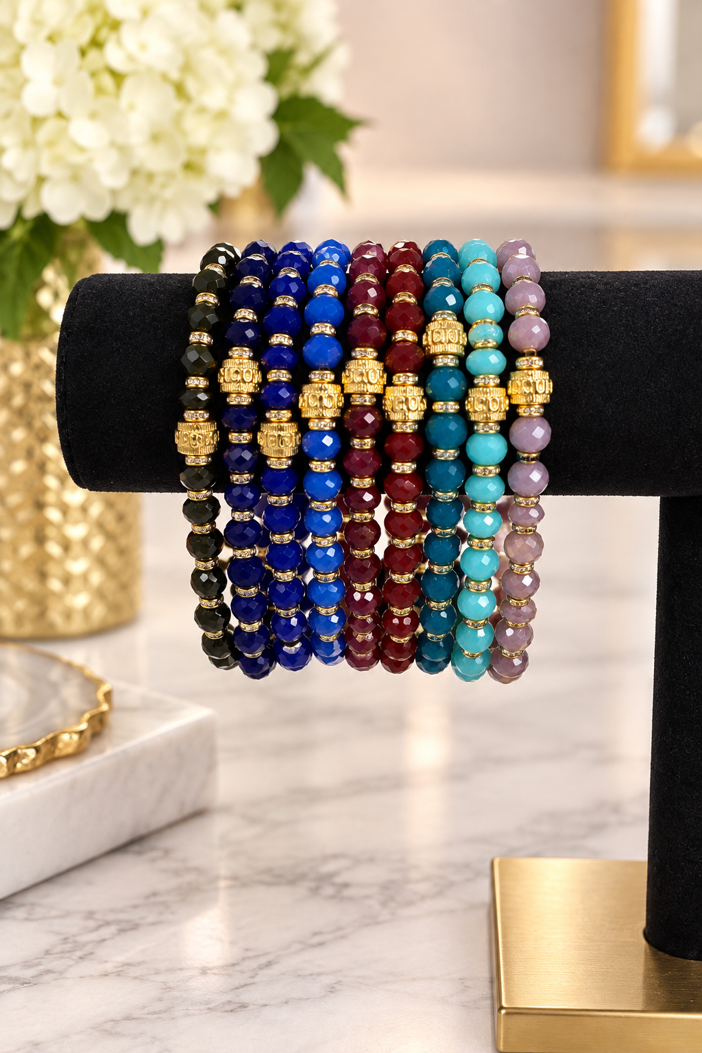 The Evan - Plum (Gold/ Silver)