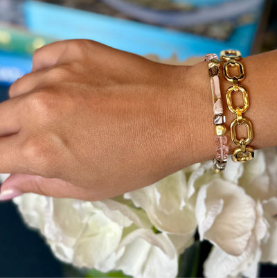 Crete Link Cuff - Gold