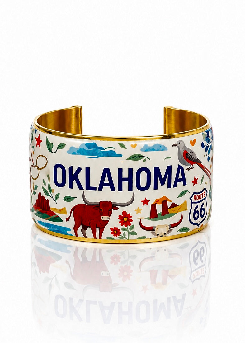 Art Deco  - Oklahoma Icons (Gold)