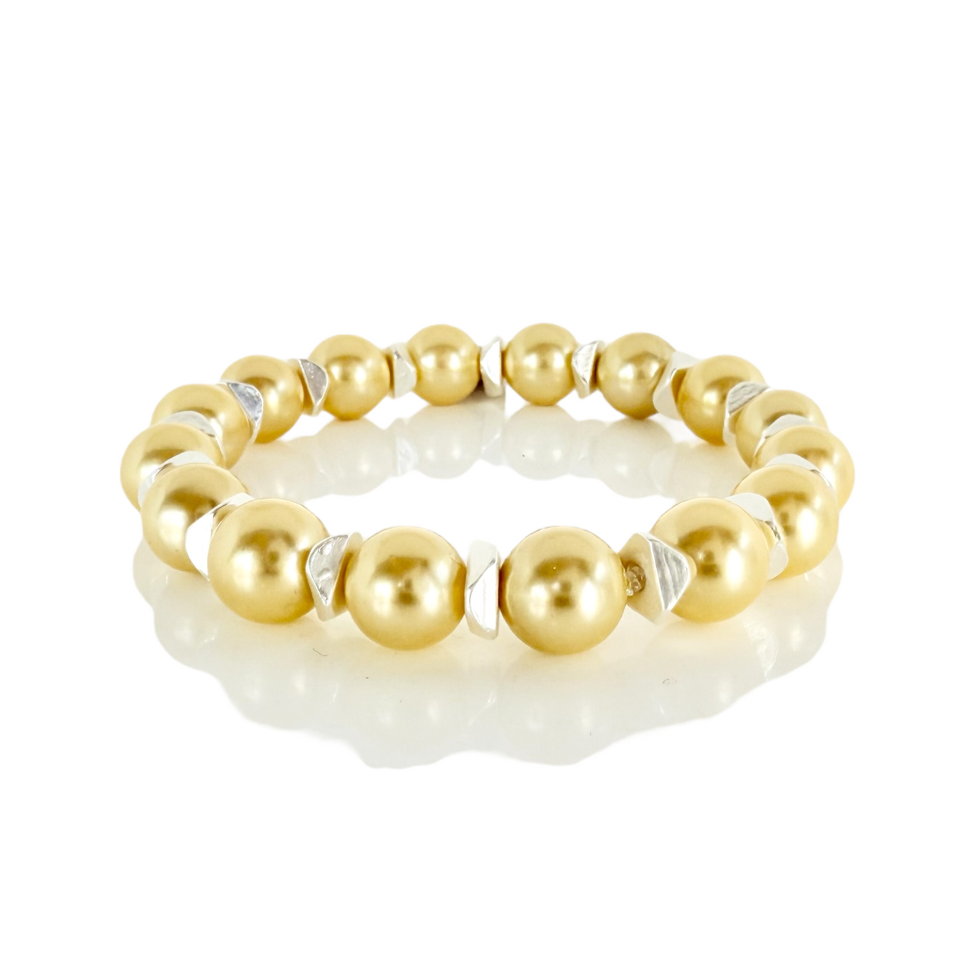 Boleyn Pearl - Yellow - Silver