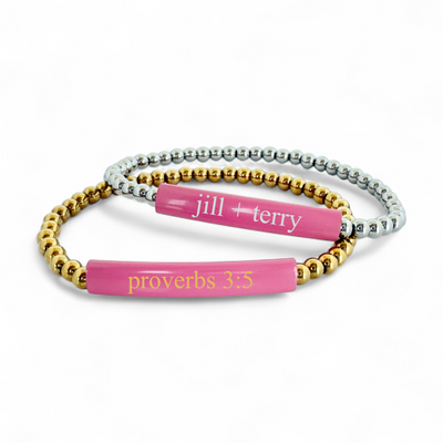 Custom - Kelly Engraved Petal Pink Plate