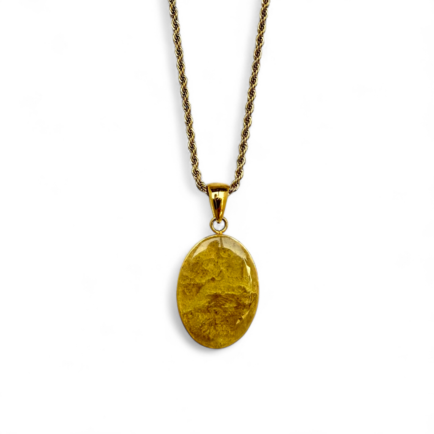 St. Tropez Necklace - Oval - Forsythia - Gold