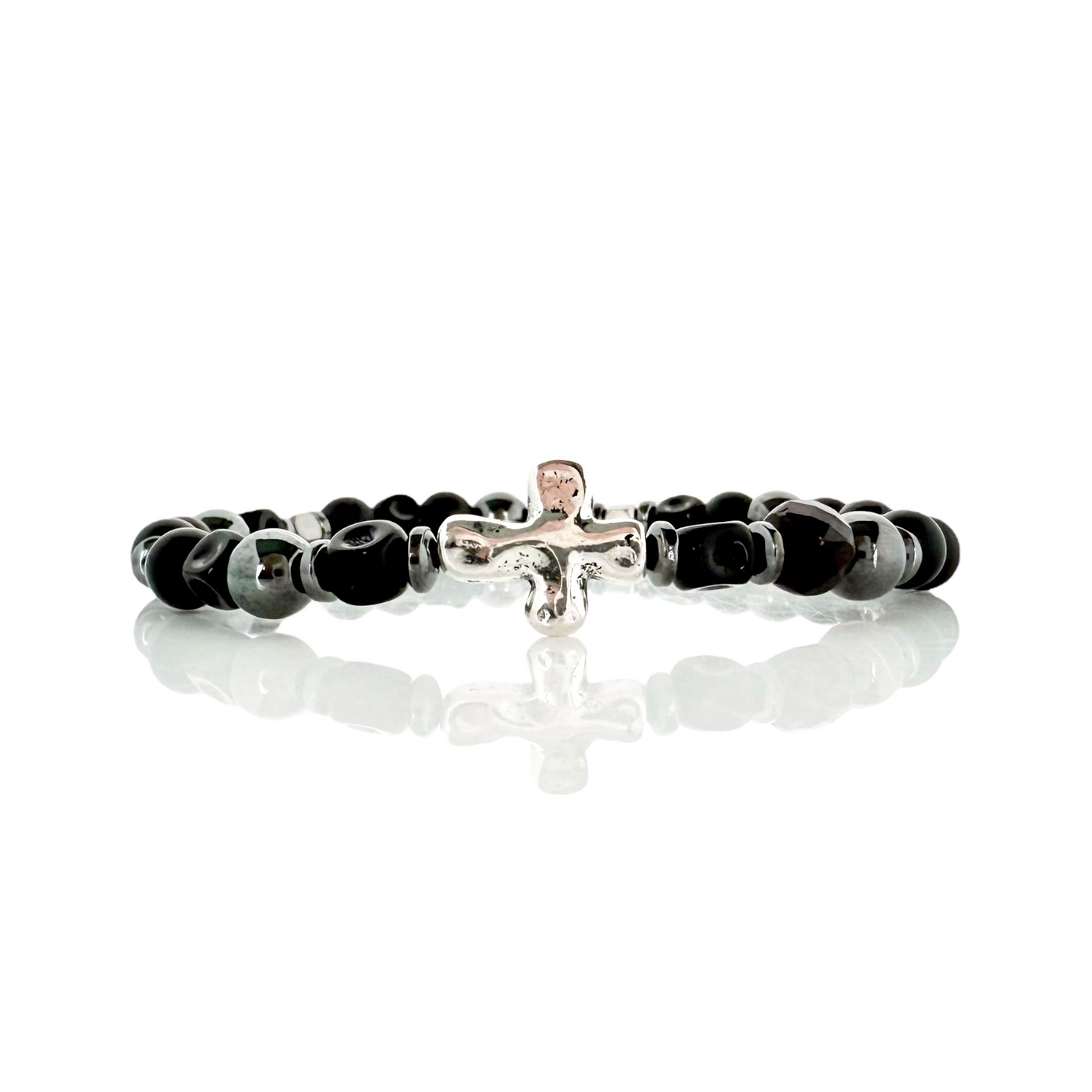 Cross Lourdes - Onyx
