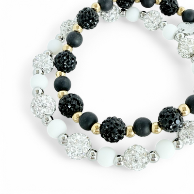 Adelaide - White with Silver