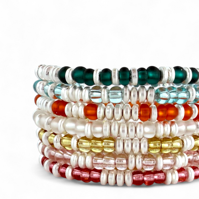 Mary Kate - Light Turquoise with Silver
