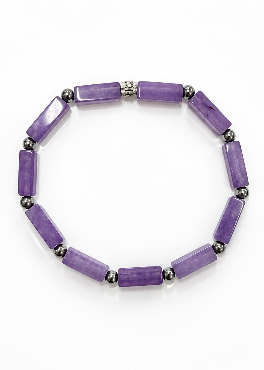 Natural Stone Bracelet – Amethyst