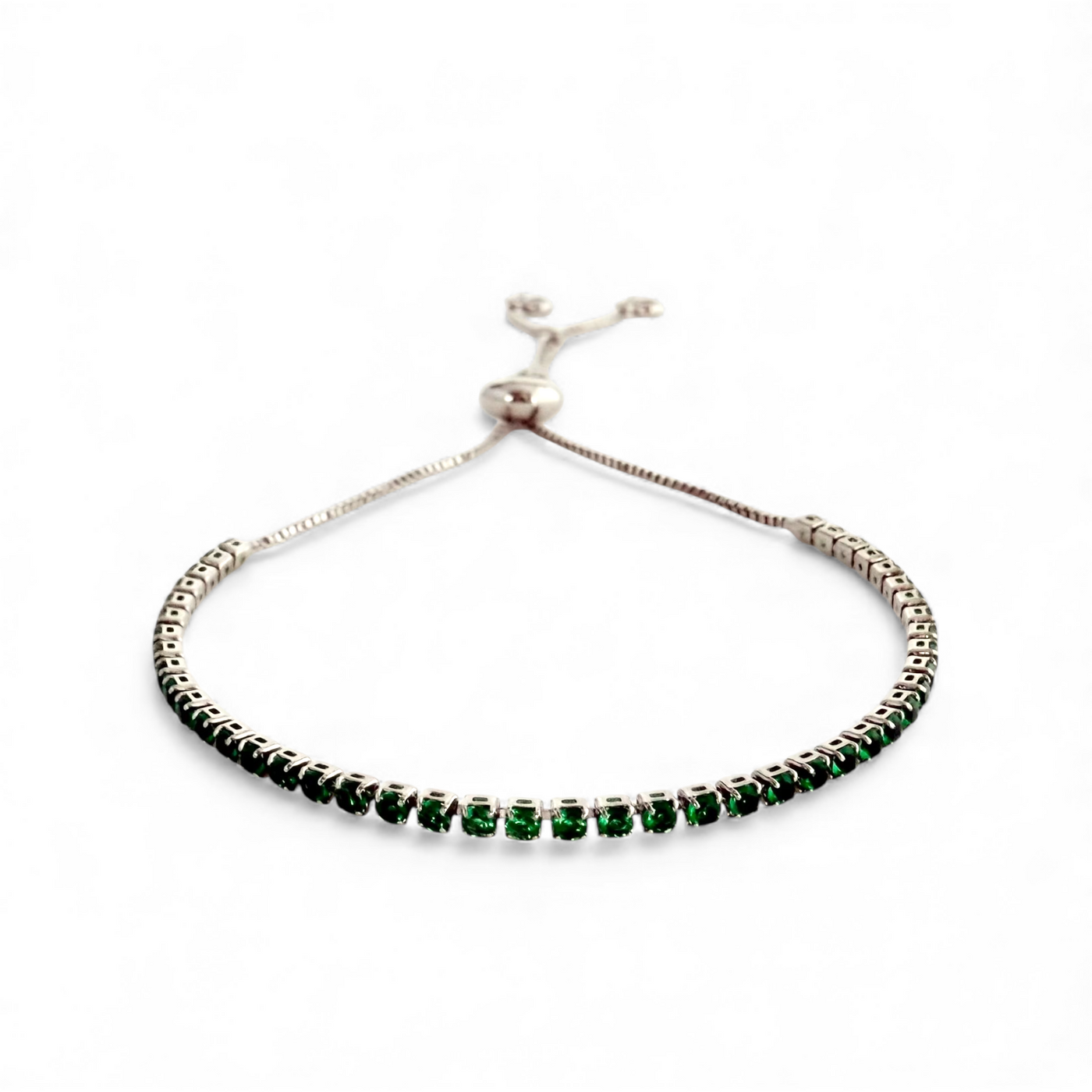 Day 2: August Angeline Slider - Green - Silver + Santa Pouch