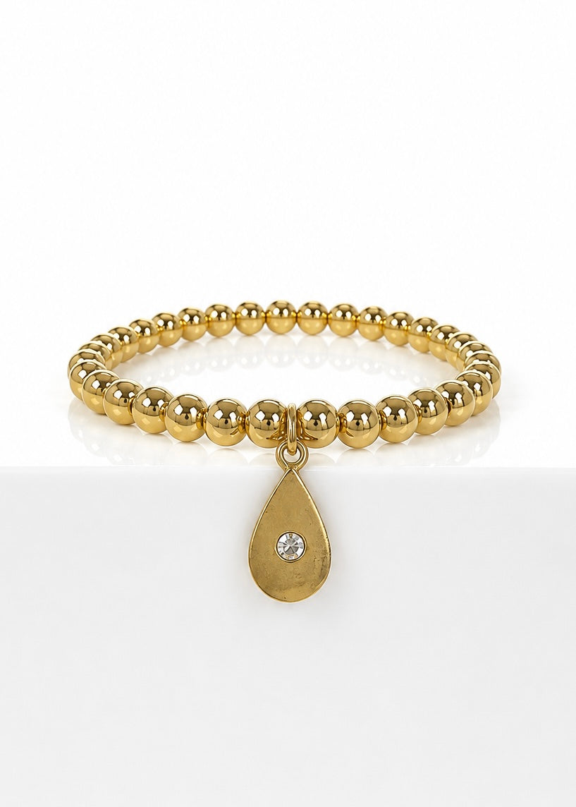 Gold 6mm Chloe Ann Teardrop Charm