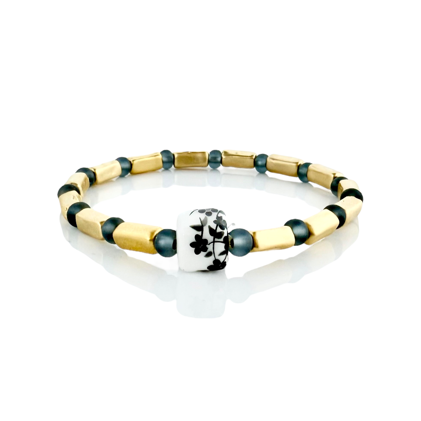 Bloom - Black with Gold
