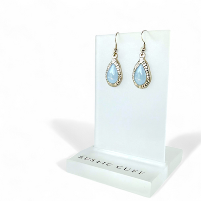 Frances Earrings - Periwinkle - Silver