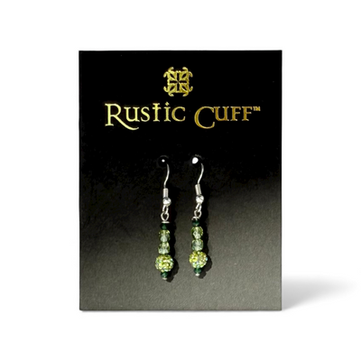 Shimmer Green Earrings