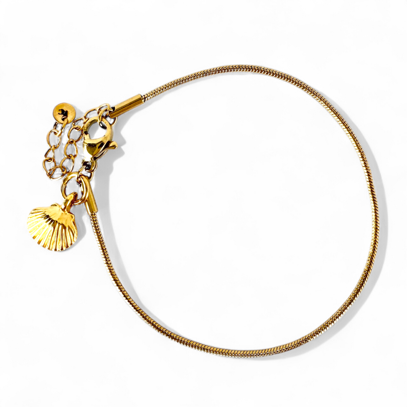 Atlantic Bay Shell Charm Bracelet - Gold