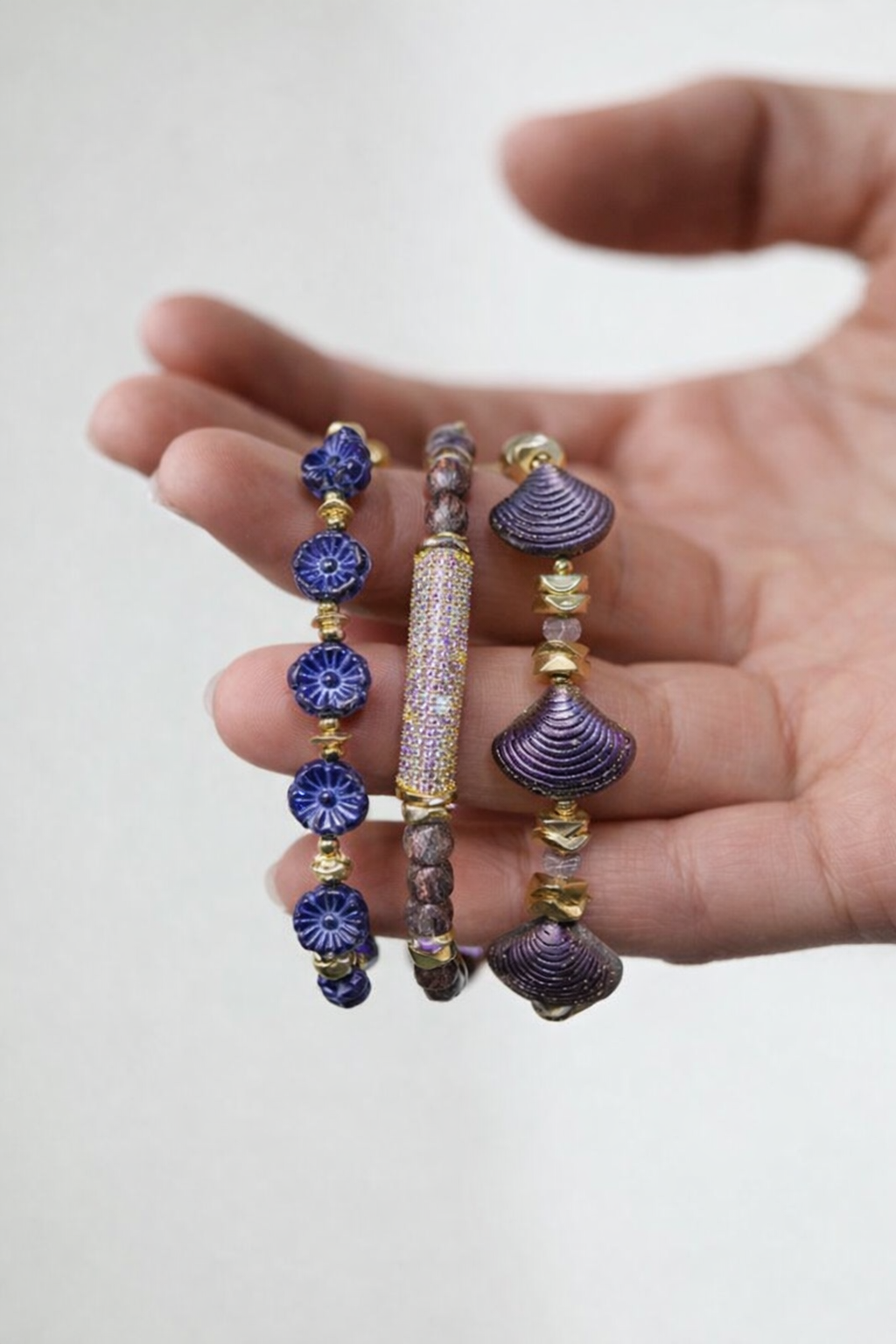 Lavender Fields Violet Flowers (Gold)