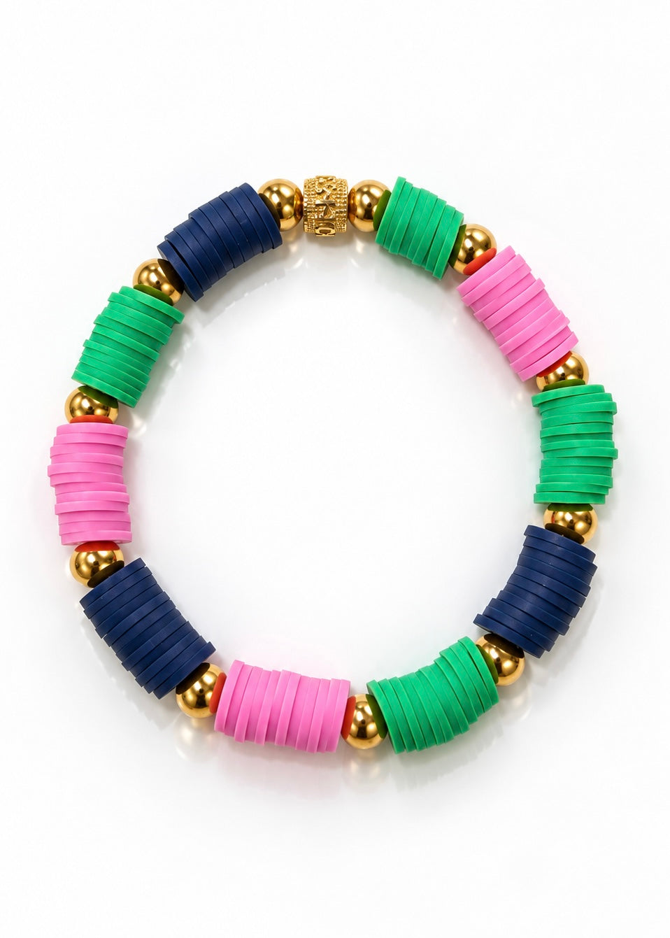 The Molly - Colorblock Pink/ Green/ Navy
