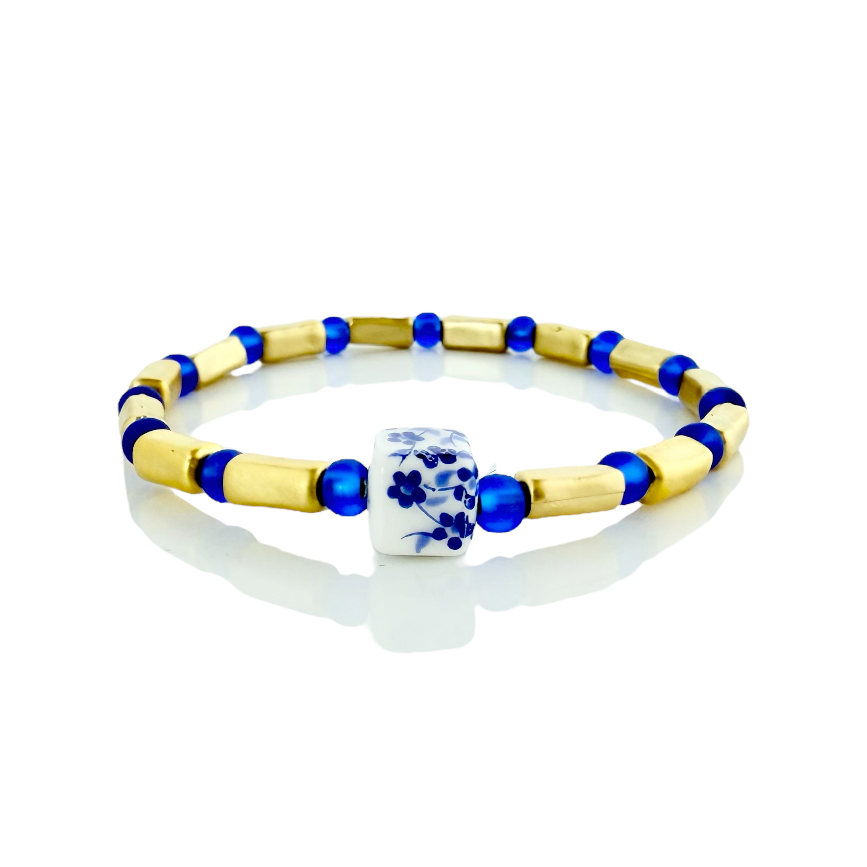 Bloom - Blue with Gold