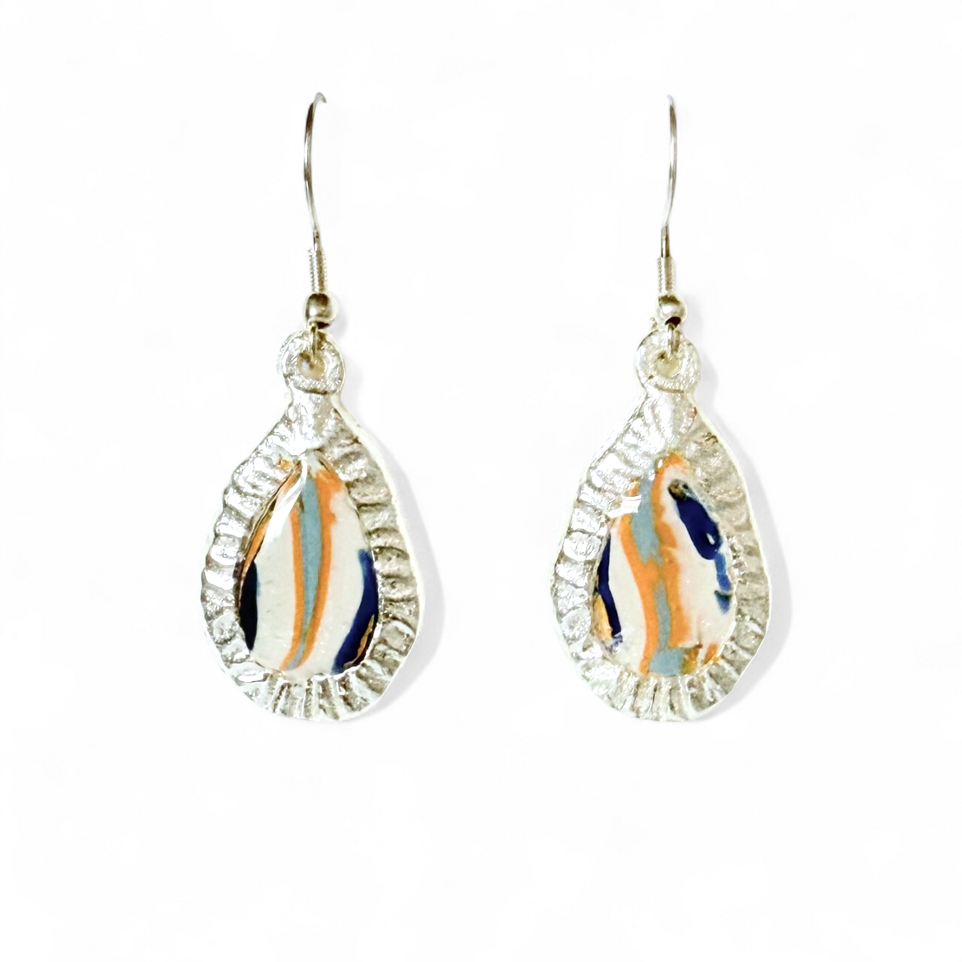 Frances Earrings - Summer Sunset - Silver