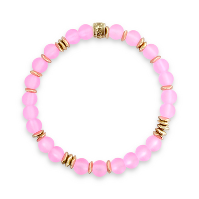 Beatrix - Pink Rose Petal with Gold