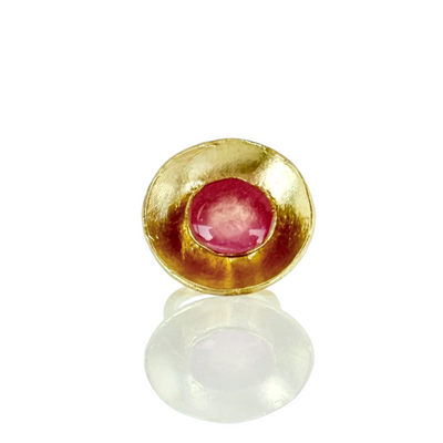 Halo Ring - Papaya - Gold